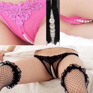 [B_398] G-string Panties Low Waist Open See-through Hollow Hip G-String Panties Women Accessory