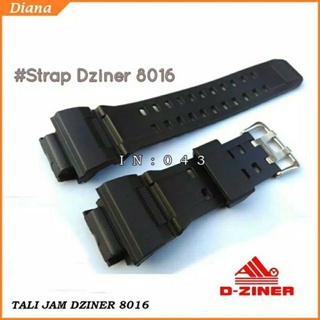 สายนาฬิกาข้อมือ สําหรับ d-ziner 8016 DZ-8016 DZ8016 d-ziner DZ 8016