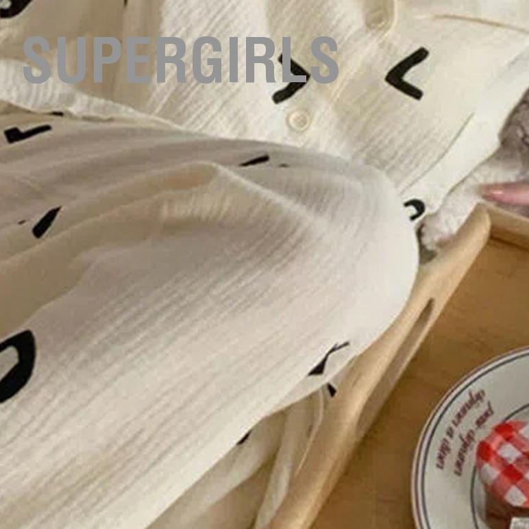 supergirls-2-ชิ้น-loungewear-เปิดลงคอระบายอากาศหรูหรานุ่มผู้หญิงชุดนอนแขนยาวสำหรับฤดูร้อน