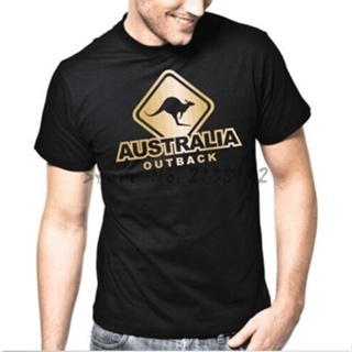 เสื้อยืดผู้ชาย ออสเตรเลีย - Outback | ออสเตรเลีย | Kanguru | Canguro | เสื้อยืดแฟชั่น รับลมร้อน พิมพ์ลาย Crossing