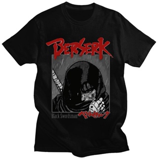 men t shirt Berserk Guts Anime Graphics Swordsman Manga T-shirt 90s Unisex Tees Hip Hop Streetwear  Oversized T-shirts T