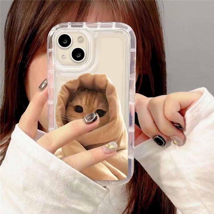 เคสโทรศัพท์มือถือ-ซิลิโคนนิ่ม-tpu-ใส-ลายสุนัข-และแมว-สําหรับ-iphone-14-13-12-11-pro-max-8-7-plus-x-xr-xs-6-6s-se-2020