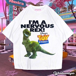 Toy STORY REX IM A NERVOUS VINTAGE TEE (OVERSIZE WHITE T-SHIRT)_05