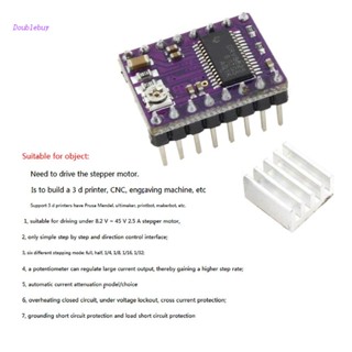 Doublebuy 5pcs DRV8825 Stepper Motor Driver Module 4-Layer with Mini Heat Sink RP1.4 A4988