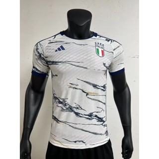 [Player Version] 2324 New Italian away game เสื้อฟุตบอลแขนสั้น สีขาว คุณภาพสูง