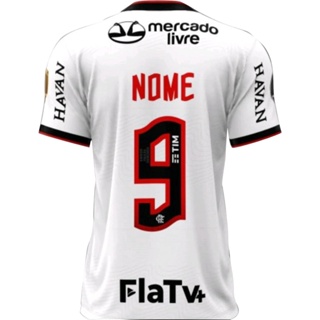 เสื้อเชิ้ต Flamengo สีขาว แบบกําหนดเอง