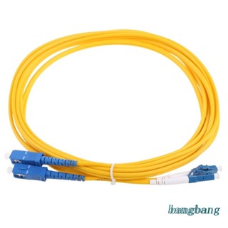 Bang SC To LC LC Duplex Singlemode สายเคเบิ้ลไฟเบอร์แพทช์ LC UPC SM