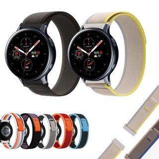 สายนาฬิกาข้อมือไนล่อน ระบายอากาศ แบบเปลี่ยน สําหรับ Samsung Galaxy Watch Active 2 40 มม. 44 มม.