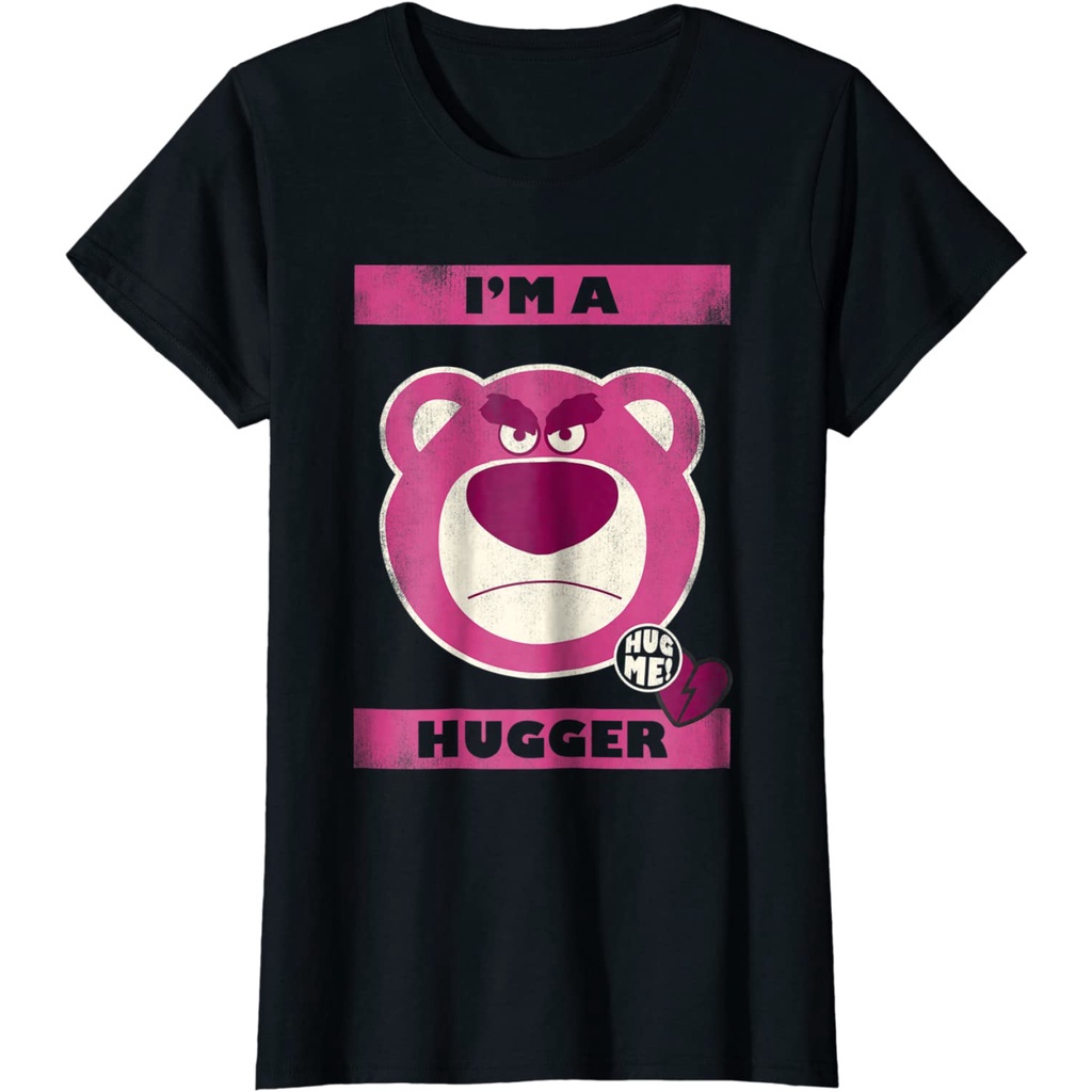 เสื้อยืดผ้าฝ้ายbear-ฤดูร้อนmen-bear-disney-toy-story-hugger-lotso-bear-graphic-t-shirt-เสื้อยืดแฟชั่นคอกลม-สบายๆ-ผ้าฝ้า