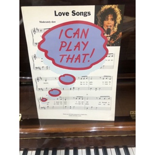Love Song I Can Play That! Love Songs. Sheet Music for Piano, Lyrics & Chords