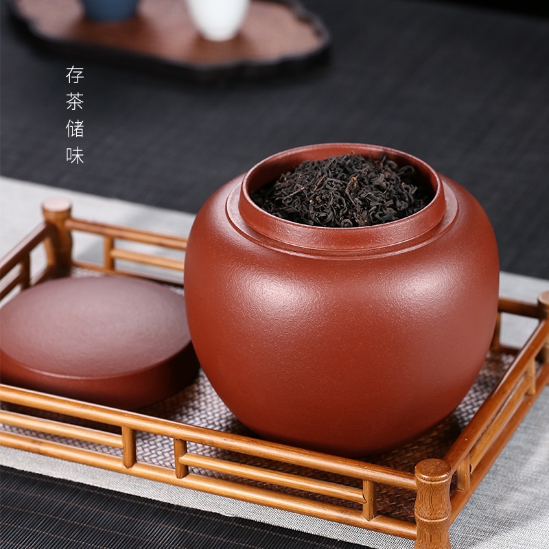 yixing-zisha-tea-can-huayun-raw-ore-zhuni-ชุดกาน้ําชา-แฮนด์เมด-ทรงกลม-450-กรัม