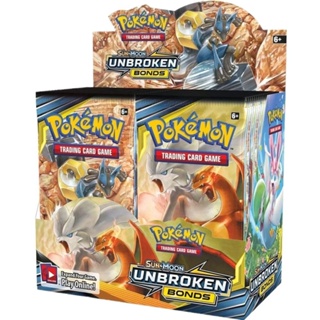 การ์ดโปเกมอน Sun &amp; Moon Sword Shield Lost Thunder Dragon Majesty Trading Card Collection Booster Box Evolutions Pokémon TCG Card 1 แพ็ค (8+1 ใบ)