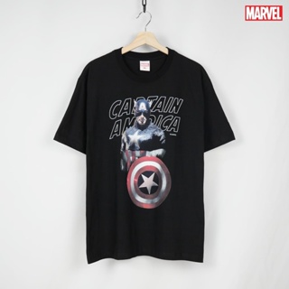 เสื้อยืด Marvel Adventures Captain America ลายลิขสิทธิ์แท้ 100% เสื้อยืดลายการ์ตูน มาร์เวล กัปตัลอเมริกา Marvel Shi_09