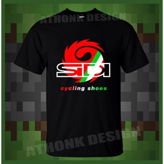 tshirtเสื้อยืดคอกลมฤดูร้อนเสื้อกีฬาแขนสั้น ลายทีม Sidi สําหรับขี่จักรยานSto4XL