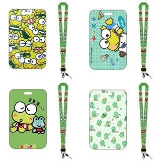 SANRIO Keroppi พวงกุญแจ ห้อยป้ายชื่อ ลายซานริโอ้