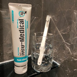 Neo-medical Silver ยาสีฟันไอออน ไวท์เทนนิ่ง สดชื่น ป้องกันอาการเสียวฟัน ซ่อมแซม ทําให้ปากของคุณสดชื่น 165 กรัม