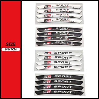 สติกเกอร์อลูมิเนียม GR Sport Gazoo Racing Badge สําหรับตกแต่งรถยนต์ Toyota Yaris Supra Vitz Camry 86 Corolla Prius