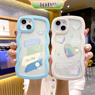 2 In1 เคสโทรศัพท์ ซิลิโคนนิ่ม TPU กันกระแทก ลายคลื่นสี่ประเภท JODO สําหรับ iPhone 14 13 12 11 Promax 6 6S 7 8 Plus X XR XSMax SE