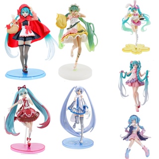 โมเดลอนิเมะ Hatsune Miku Bunny Girl Ver. ของเล่นฟิกเกอร์ ของขวัญ สําหรับสะสม