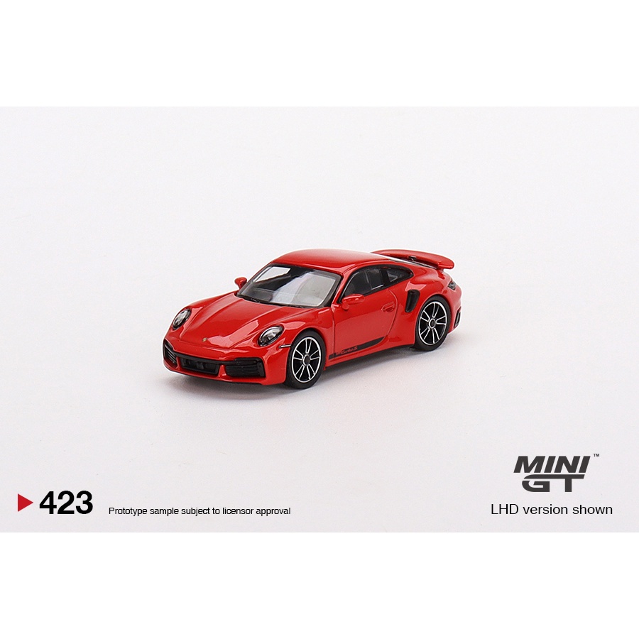 authentic-mini-gt-1-64-รถรุ่น-die-cast-423-porsche-911-turbo-s-guards-red-lhd