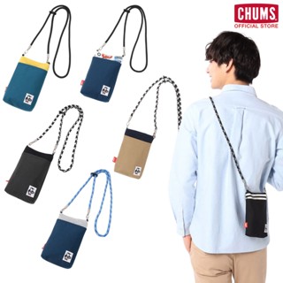 CHUMS Rope Shoulder Pouch Sweat Nylon / กระเป๋าสะพายข้าง crossbody กระเป๋าใบเล็ก กระเป๋าใส่มือถือ shoulder bag ชัมส์