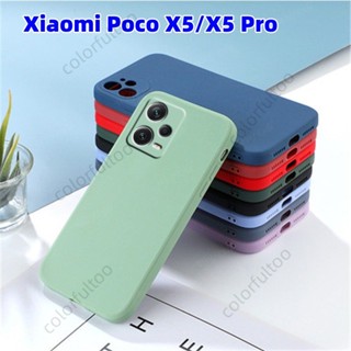 เคสโทรศัพท์ ซิลิโคนนิ่ม ทรงสี่เหลี่ยม กันกระแทก แฟชั่น สําหรับ Xiaomi Poco X5 Pro 5G X5Pro PocoX5 Pocophone X5