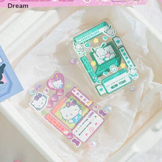 &lt;Dream&gt; ใหม่ สติกเกอร์ ลายการ์ตูน Sanrio Cinnamoroll Melody Girl น่ารัก สําหรับติดตกแต่งสมุด Diy