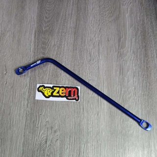 เหล็กยึดท่อ อลูมิเนียมแข็ง ZERN รูปตัว Lยาว สีน้ำเงิน แถมสติ๊กเกอร์ ไม่ขึ้นขี้เกลือ