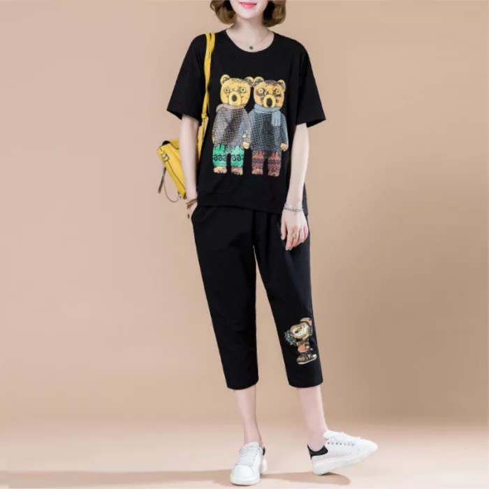ลดล้างสต็อคเพิ่ม15-30-แฟชั่นผู้หญิงสไตล์เกาหลี-คอกลม-ใส่ได้หลายโอกาส-เนื้อผ้าดีใส่สบาย-ระบายอากาศดี-847