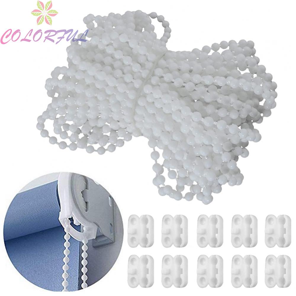 colorful-10m-roller-blind-ball-chain-curtain-cord-bead-vertical-roman-control-cord-new