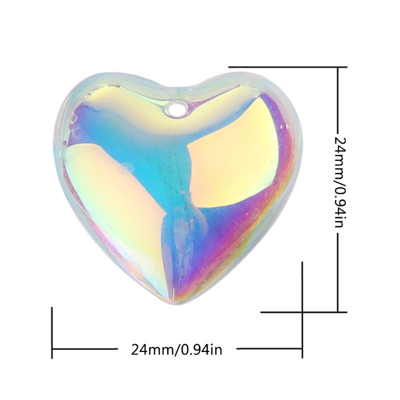จี้สร้อยคอ-รูปหัวใจ-เครื่องประดับวันวาเลนไทน์-diy-10-ชิ้น