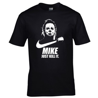 Qiuy5 {พร้อมส่ง เสื้อยืดผ้าฝ้าย 100% พิมพ์ลาย Mike Myers Parody Just Do It Serial Killer โอเวอร์ไซซ์ ไซซ์ XS-6XL สําหรับ