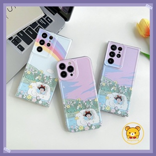 เคสโทรศัพท์มือถือ TPU นิ่ม ลายจิบิ มารุโกะจัง สีรุ้ง สําหรับ OPPO A17 A17K A16 A16S A96 A76 4G A35 A15 A15S A54S A12E A3S A31 A9 A5 2020 A8 Find X5 X3 Lite F21 Pro F11 F9