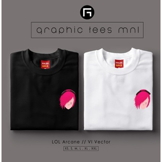 Graphic Tees MNL - GTM League of Legends LOL Arcane 404 Vi Pocket Customized Shirt Unisex Tshirt_01