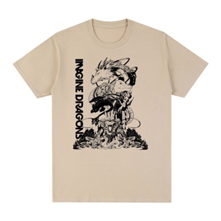 Imagine Dragons Vintage T-shirt Cotton Boyfriend Cool Fashionable Harajuku Men T shirt New Tshirt s Tops Tee_01