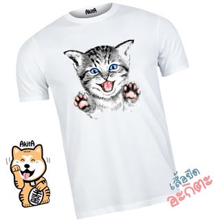 เสื้อยืดลายแมวน้อย Cat T-shirt_02