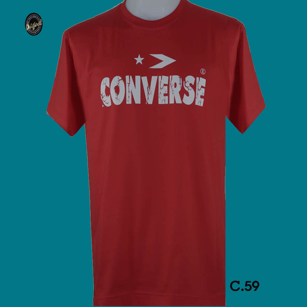 เสื้อยืดสกีนลายconverse-เสื้อยืดคอกลมแขนสั้น-เสื้อยืดสกรีนตัวหนังสือ-retro