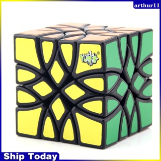 Arthur Lanlan Magic Cube สติกเกอร์โมเสค เรียบเนียน ความผิดปกติ ความเร็ว ลูกบาศก์ ของเล่นเพื่อการศึกษา