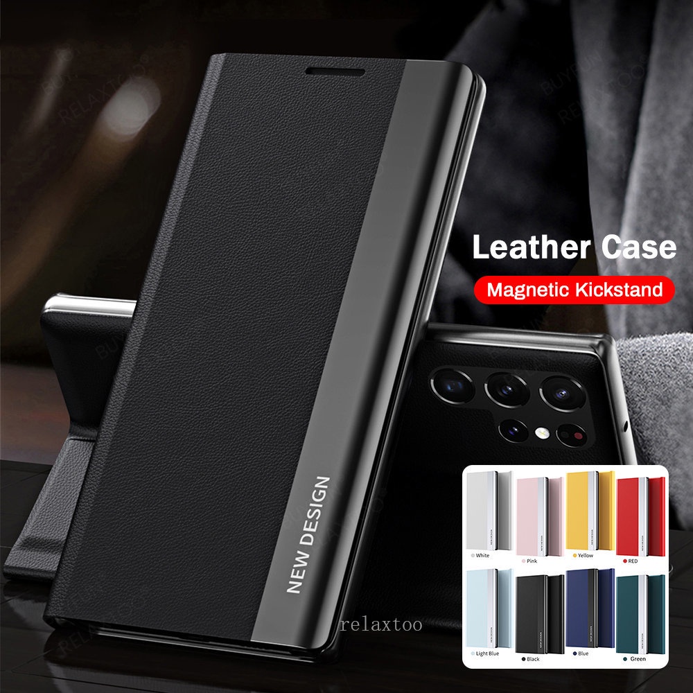 magnetic-flip-cover-leather-for-samsung-galaxy-a71-a51-a81-note-10lite-a91-s10-lite-stand-shockproof-phone-casing-protection-back-cover