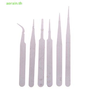 # Aorain.th  # แหนบสเตนเลส ป้องกันไฟฟ้าสถิตย์ สําหรับซ่อมแซม บํารุงรักษา 6 ชิ้น ต่อชุด