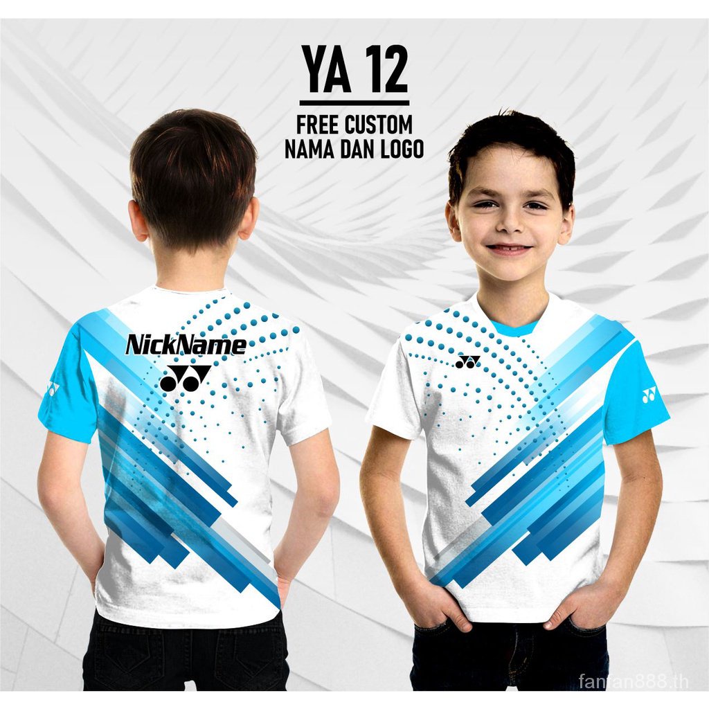 yonex-jersey-เสื้อยืดแบดมินตัน-สําหรับเด็ก