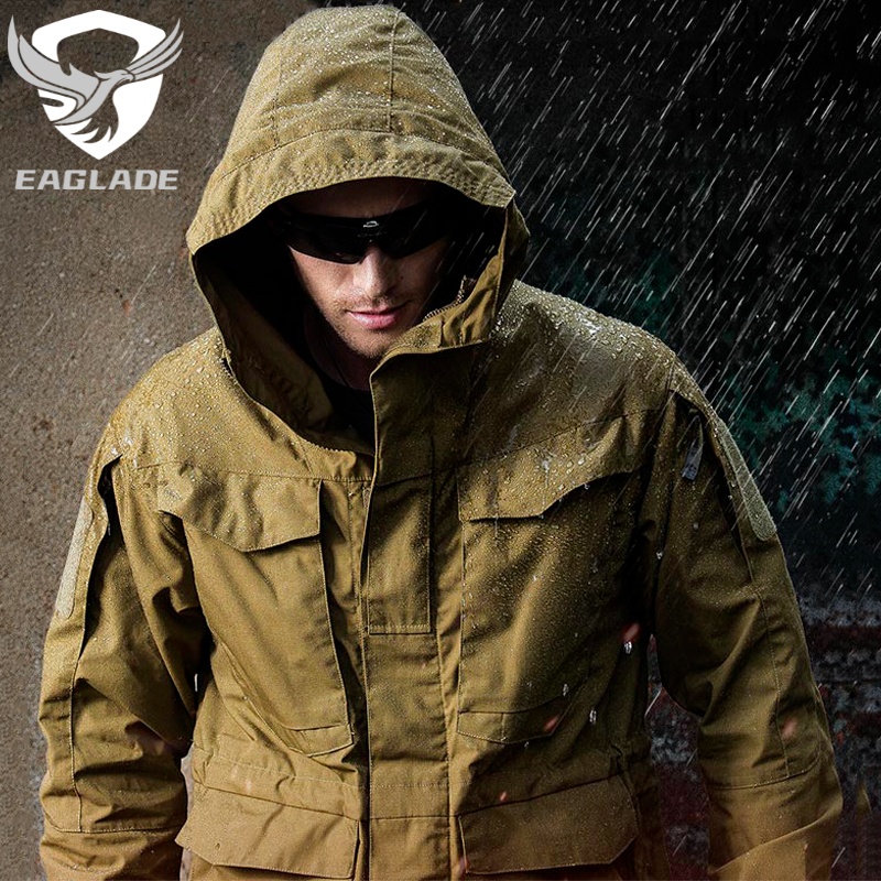 eaglade-เสื้อแจ็กเก็ตยุทธวิธี-สีน้ําตาล-m65