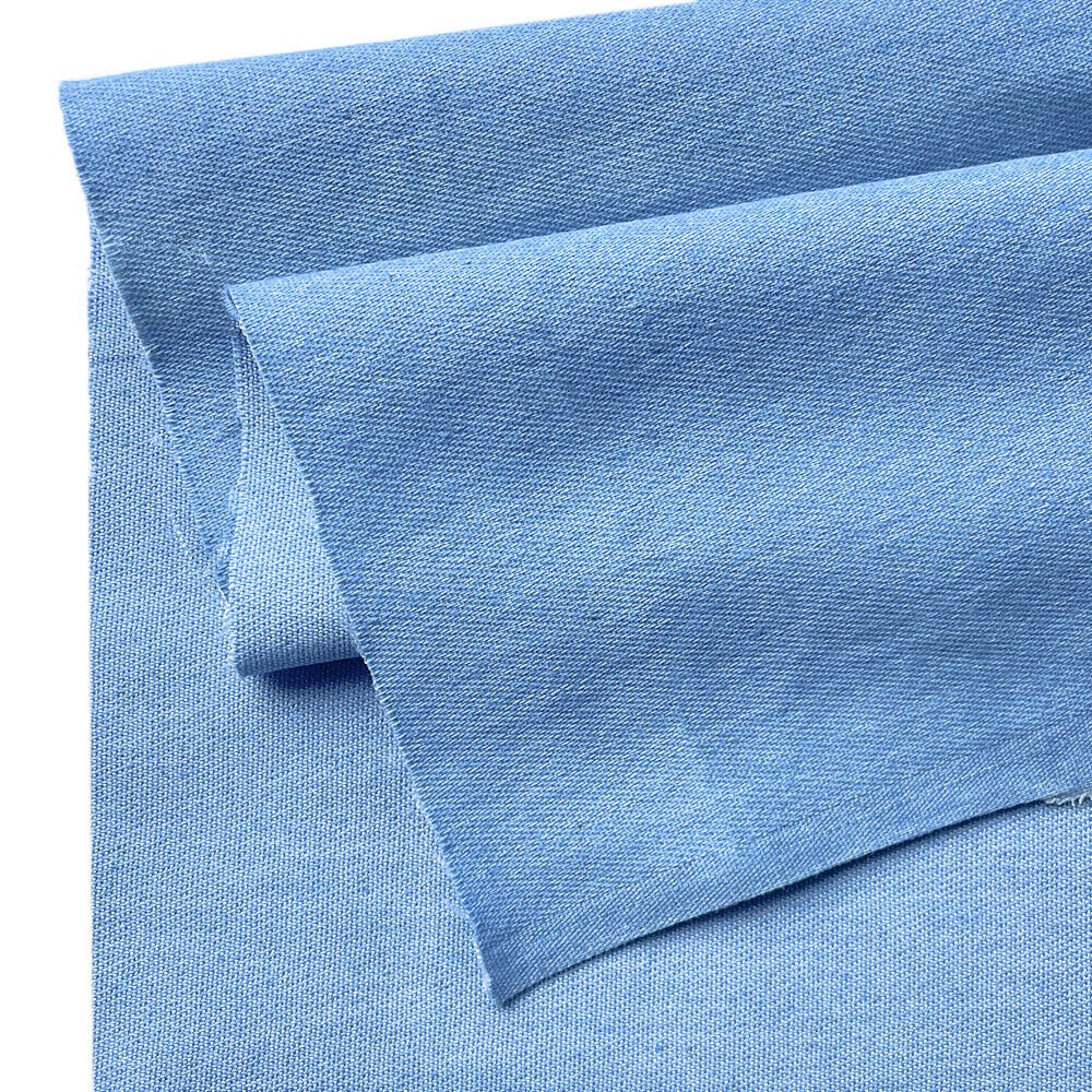 Vintage Cotton Blue Denim Fabric Light Thin Soft Cloth for DIY Dolls ...