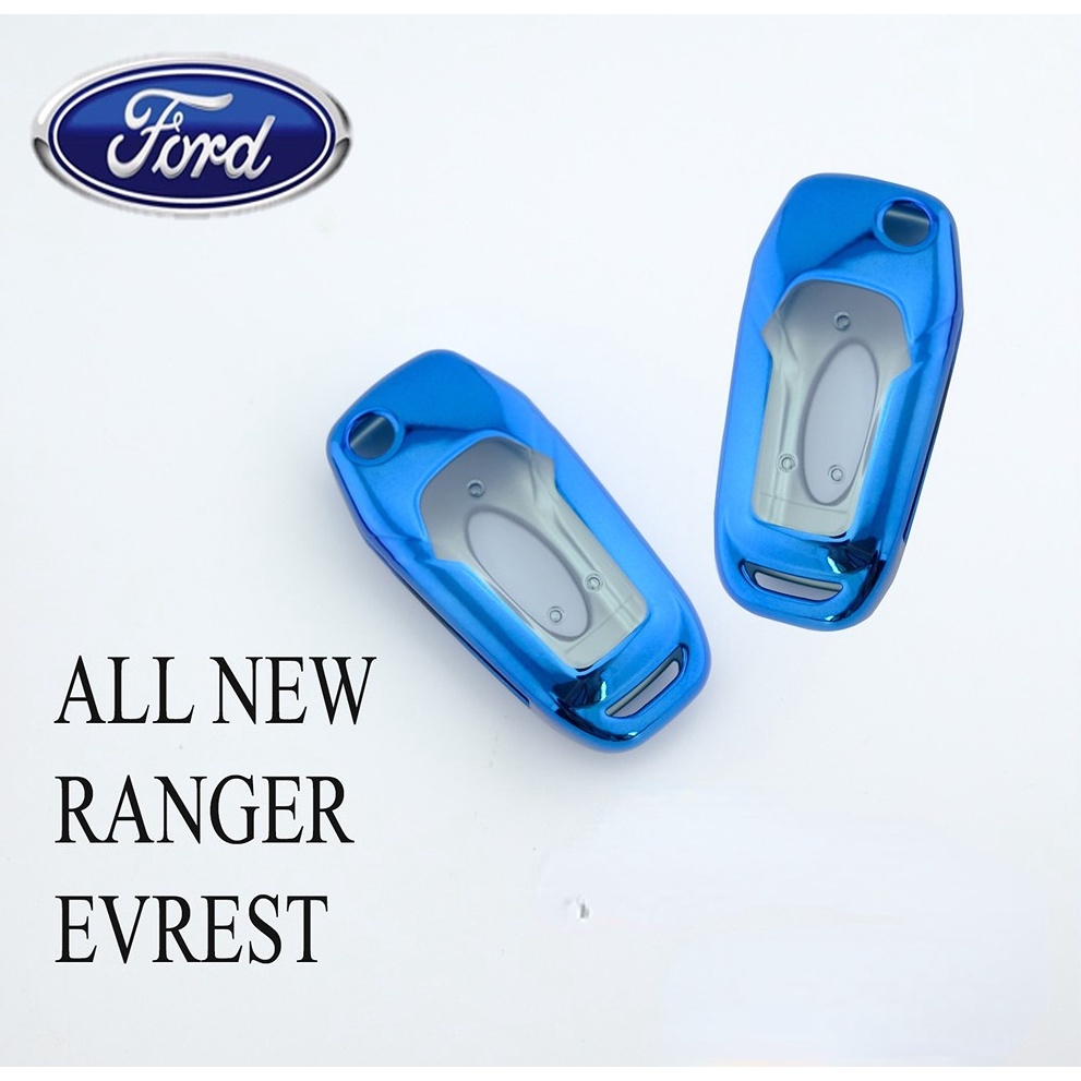 พวงกุญแจรถยนต์-tpu-สําหรับ-ford-all-new-ranger-everst-focus-ecosport-fiesta-explorer-ranger-wilktrack-f150-f250