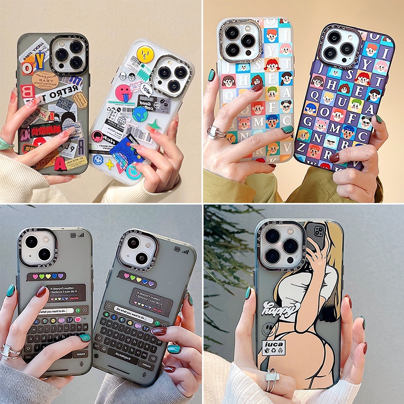 เคสโทรศัพท์มือถือแบบแข็ง-ผิวด้าน-กันรอยขีดข่วน-ถอดออกได้-แฟชั่น-สําหรับ-iphone-11-pro-max-13-pro-max-12-14-pro-max