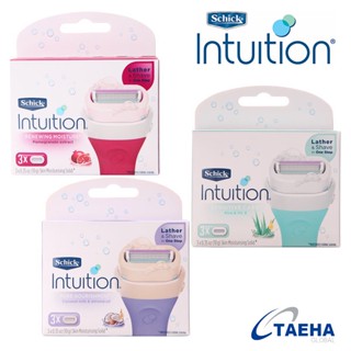 Schick Intuition ตลับรีฟิล บํารุงรักษาไว กลิ่นเลม่อนเบอร์รี่ 3 ตลับ สําหรับผู้หญิง