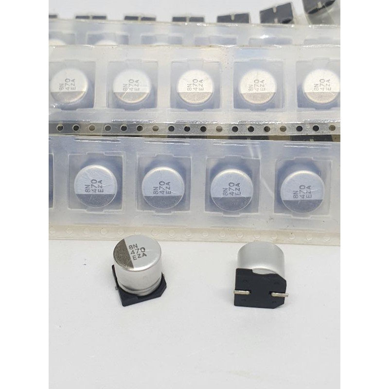 capacitor-กระป๋องเงิน-smd-470uf50v-470uf-35v-16v-10v