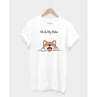 เสื้อยืดลายหมาชิบะ Me &amp; My Shiba_01