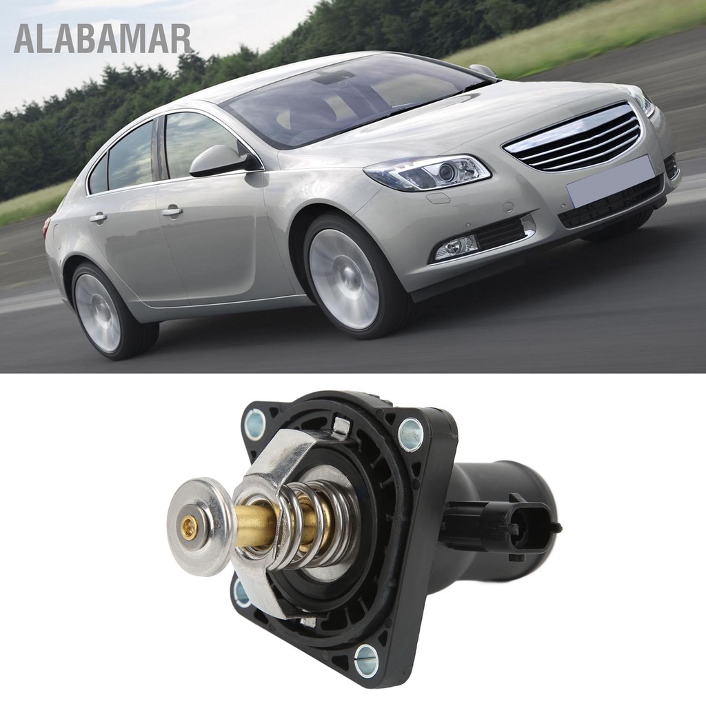 alabamar-เทอร์โมเครื่องยนต์-1338177-1338257-โลหะสีดำแทนสำหรับ-opel-signum-เครื่องราชอิสริยาภรณ์-vectra-c