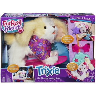 FurReal friends Trixie - The Skateboarding Pup Toy A1649 Furreal friends Trixie - The Skateboarding Pup ของเล่นสําหรับเด็ก A1649